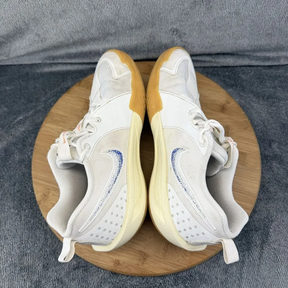 Nike Prototype Shoes Youth Size 7Y White Orange Basketball Sneakers HM0271-100